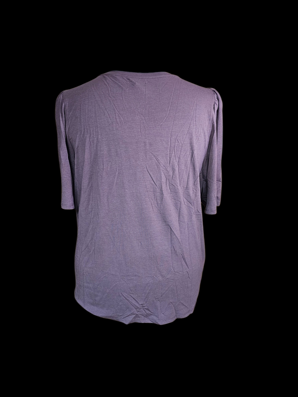 Maurices Mauve Short Sleeve Crew Neck Tee - Picture 2 of 3
